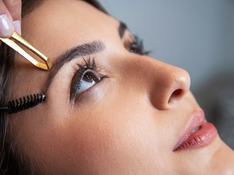 Brow treatment at Everybody's Beautiful salon, Stonehouse
